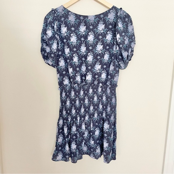 LOVE SHACK FANCY Brickel Smocked Mini Dress - Picture 5 of 6